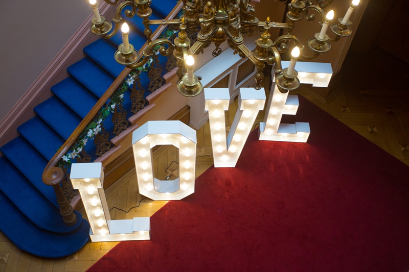 Giant 5Ft Light up LOVE Letters - Sophia's Final Touch - Venue Styling - Weddings