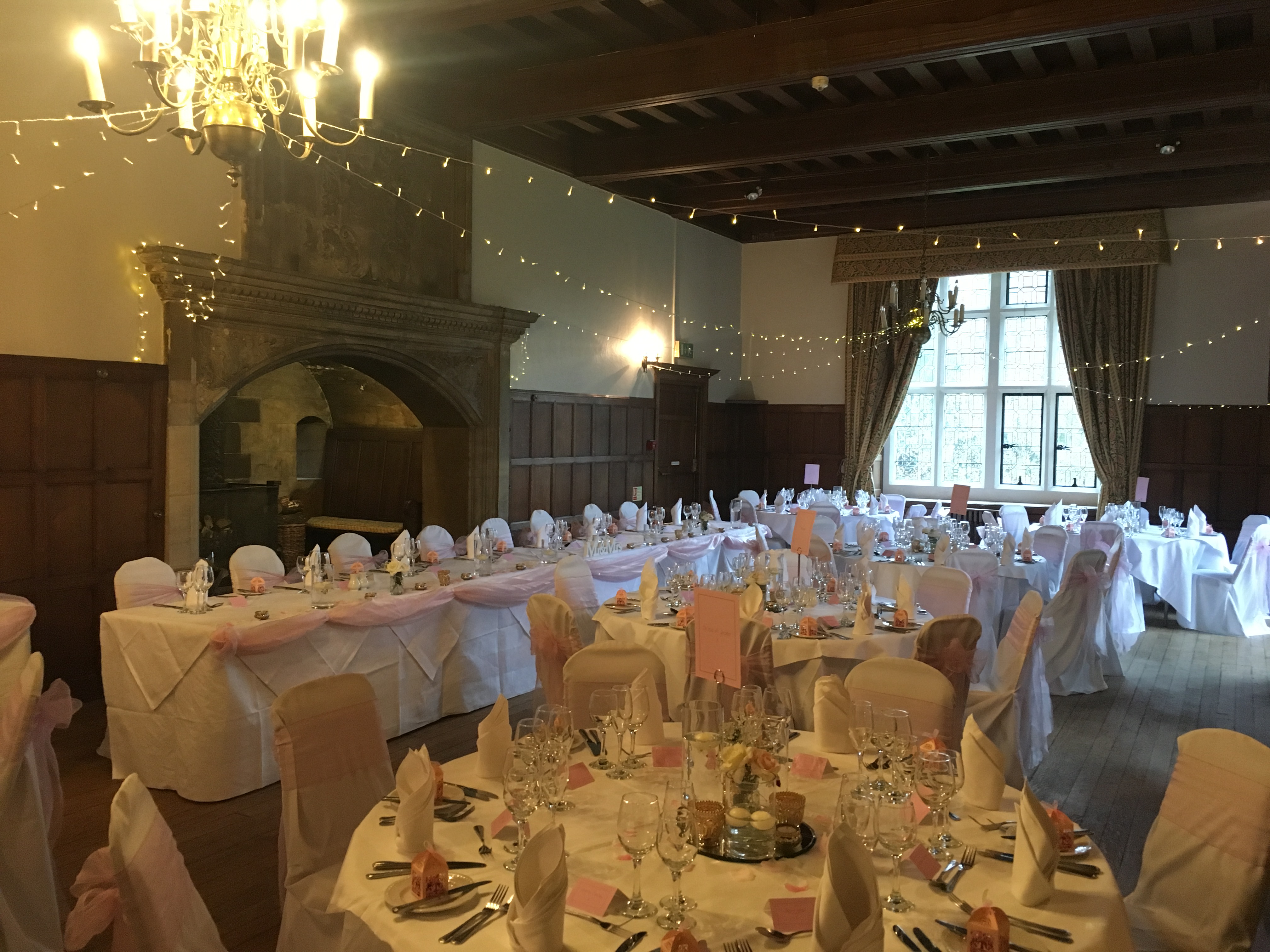 Pink wedding at Monk Fryson Sophia's Final Touch - Venue Styling - Weddings