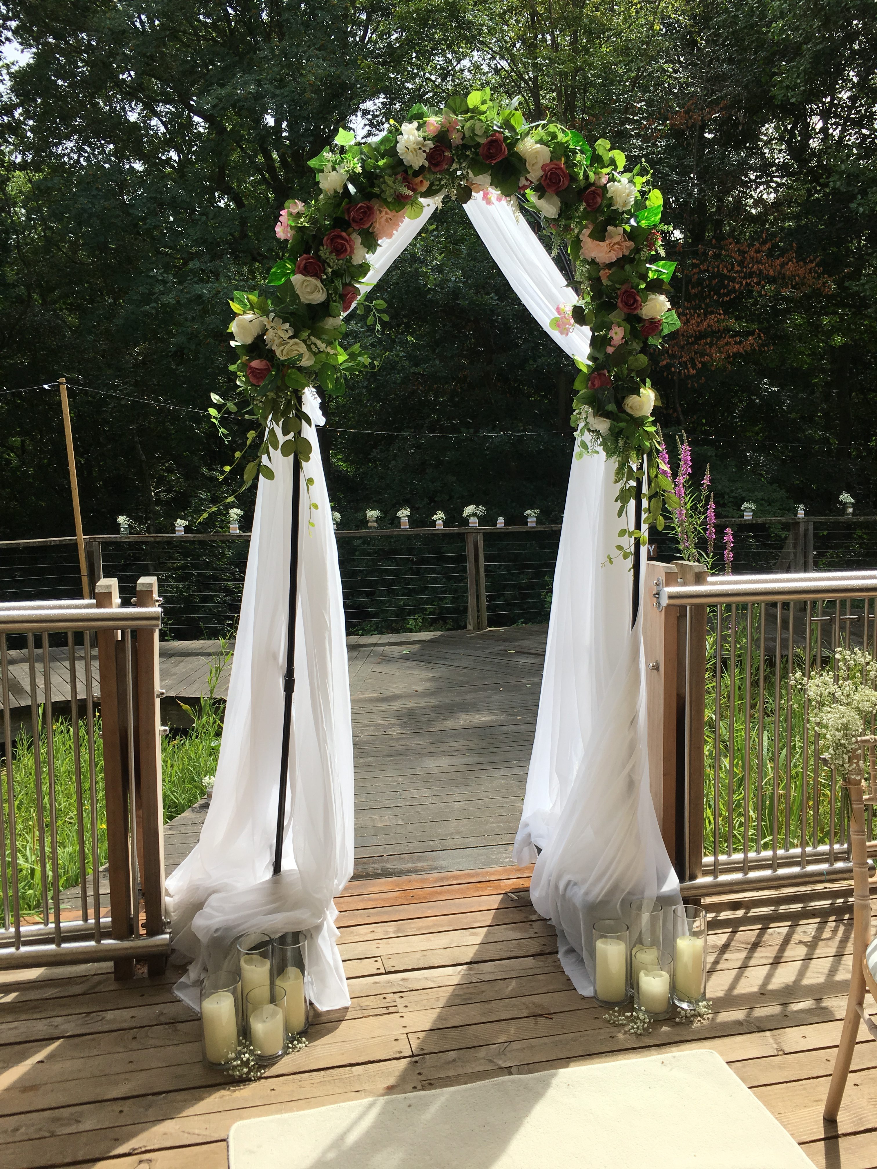 Half Flower Arch Sophia's Final Touch - Venue Styling - Weddings