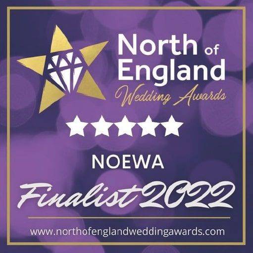 the north of england wedding awards logo.